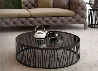 Modern designer coffee table glass table side tables set living room